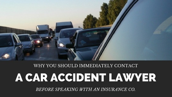 Call a Car Accident Lawyer, Not the Insurance Co.