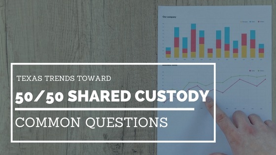 Shared Custody Texas Trends 50 / 50