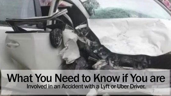 What You Need to Know if You are Involved in an Accident with a Lyft or Uber Driver