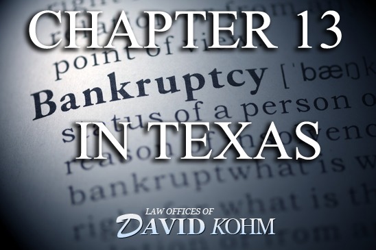 Chapter 13 bankruptcy lawyer in Texas