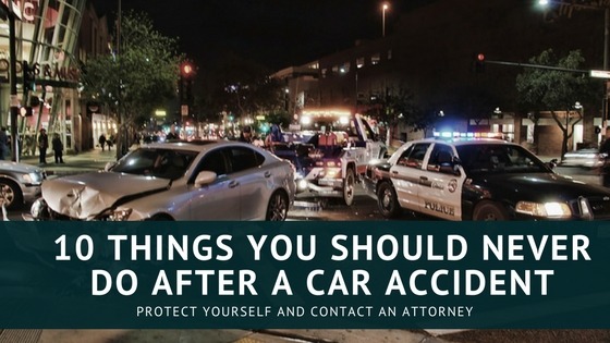 3 Things You Should Never Do if You're in a Car Accident