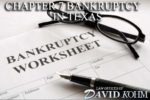 Chapter 7 bankruptcy lawyer in Texas