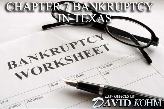 Chapter 7 Bankruptcy Lawyer in Texas